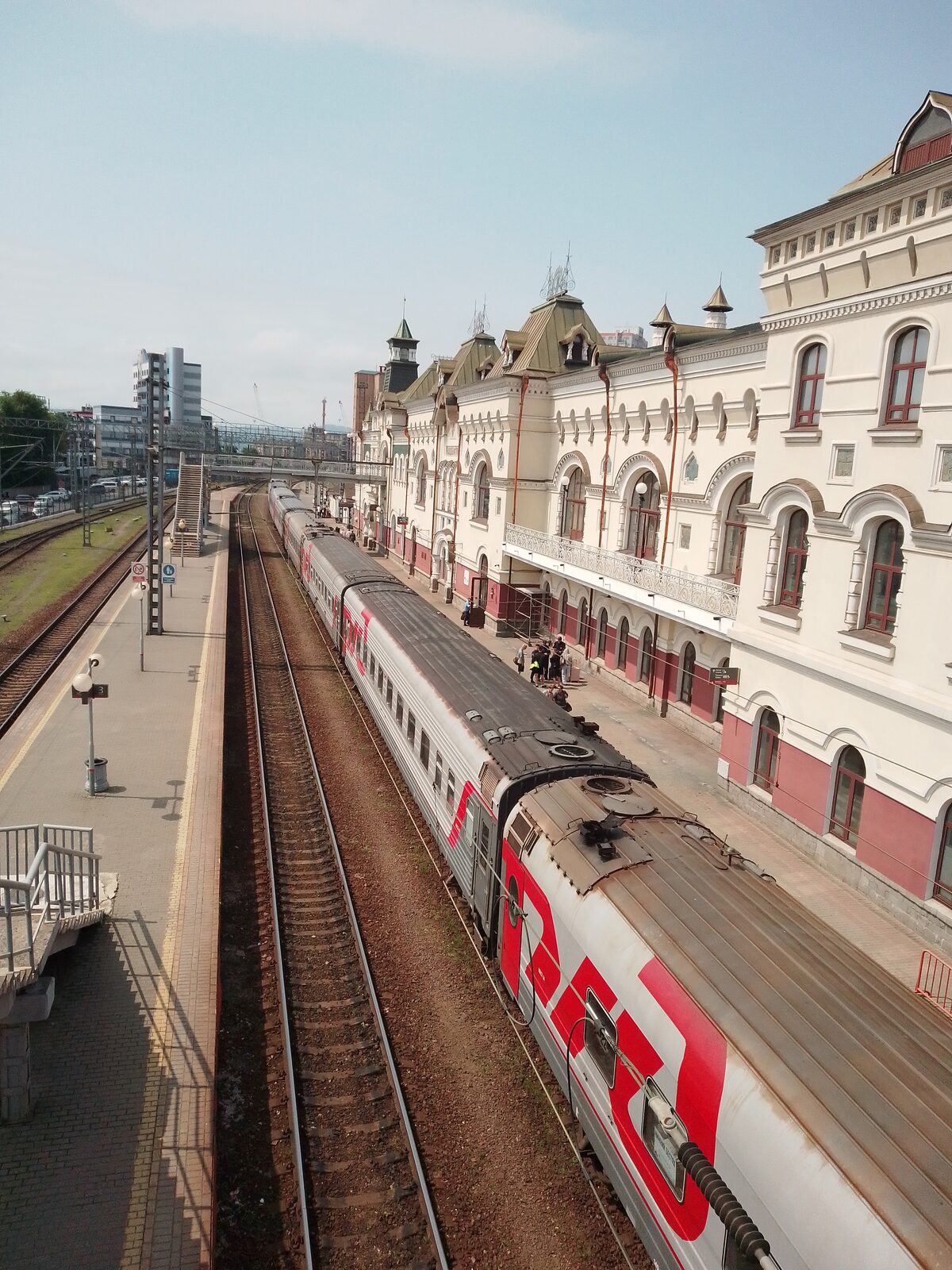 Stazione ferroviaria di Vladivostok, capolinea della rotta Transiberiana